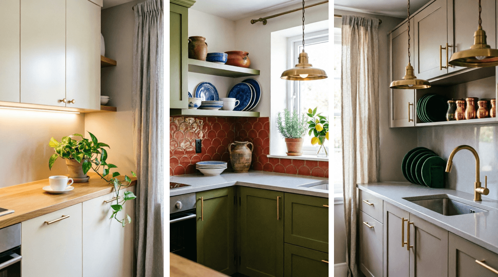 Цветовая палитра уютной кухни